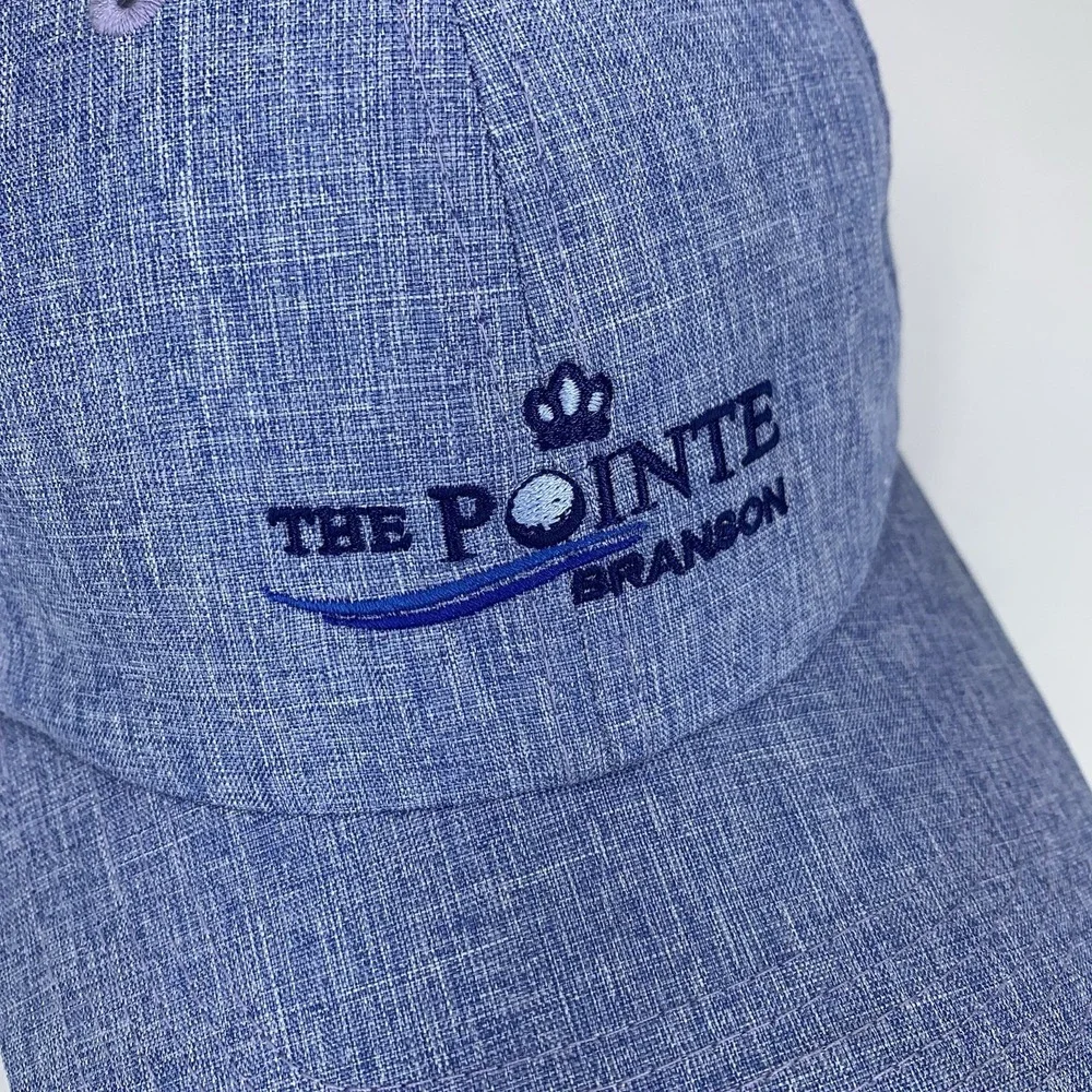 The Pointe Branson Hat Light Blue OSFA Adjustable Golf Imperial Baseball Cap